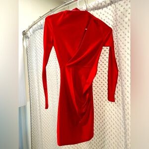 Sexy red dress